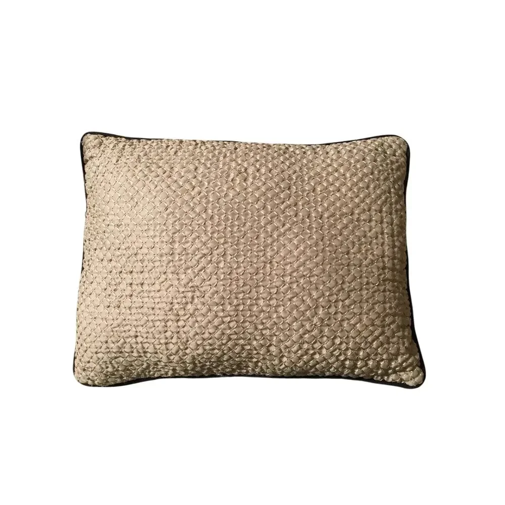 4 Beautiful Decorative, Boudoir, Breakfast Pillows, Browns, Beige, Cream, Black
